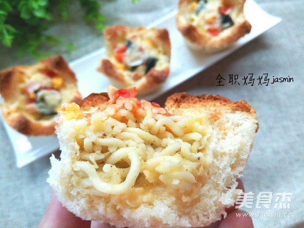 [jasmin Fun Baking] Fresh Shrimp and Fish Pan Mee Toast recipe