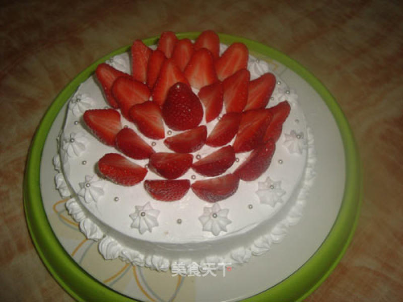 Strawberry Cream Cake recipe