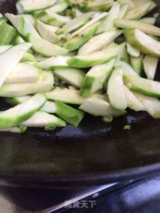 Fried Loofah with Shrimp recipe