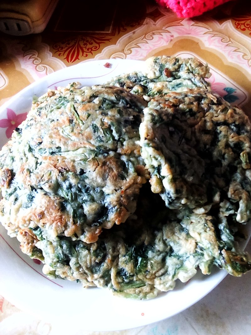 #春食野菜香# Fried Egg Mint Cake recipe