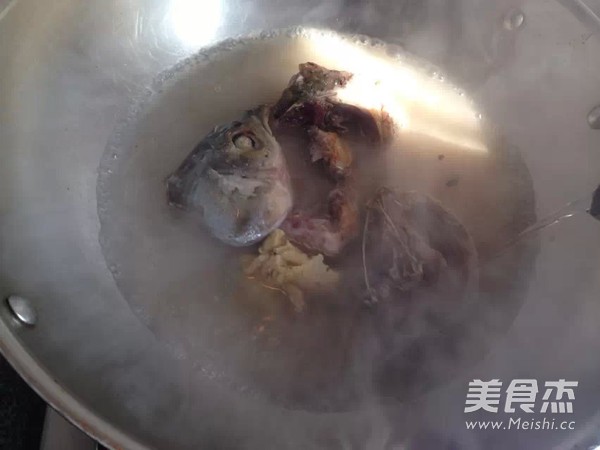 Mustard Fish Head Soup recipe