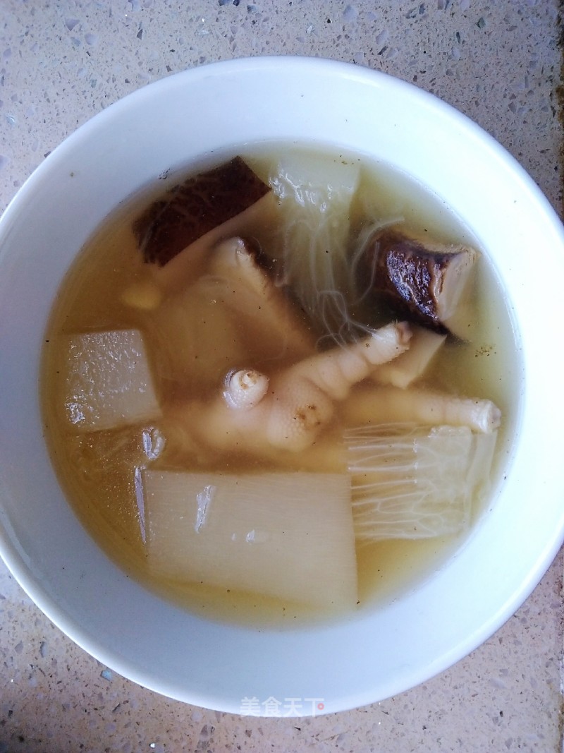 Shark's Fin, Melon and Chicken Feet Soup recipe