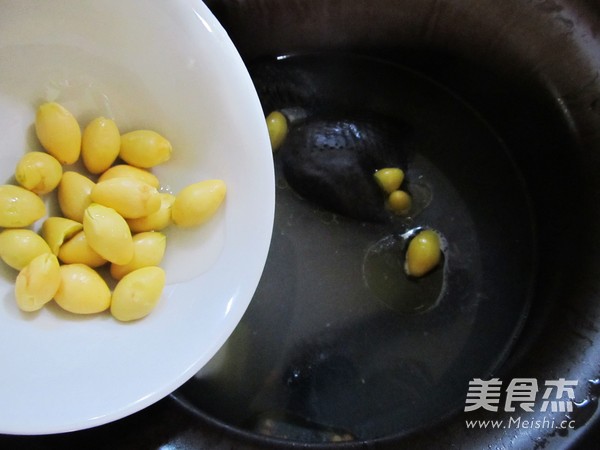 Supor Ginkgo Black Chicken Soup recipe