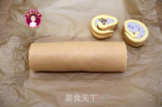 Taro Chiffon Cake Roll recipe