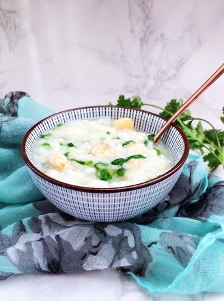 Vegetable Congee with Shrimp and Shrimp recipe