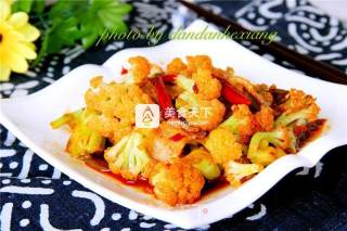 Stir-fried Organic Cauliflower recipe