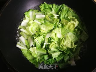 Stir-fried Chinese Cabbage Meat recipe