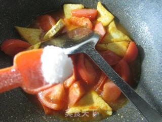 Stir-fried Lao Tofu with Tomato recipe