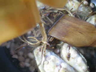 Grilled Medium Fin with Tea Tree Mushroom and Peanut Rice recipe