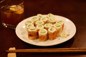 Cucumber Bamboo Wheel recipe