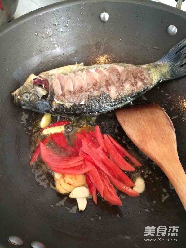 Kimchi Crucian Carp recipe