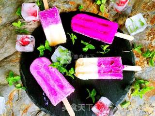 #aca烤明星大赛# Dragon Fruit Yogurt Ice Cream recipe