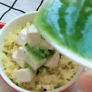 Cucumber Millet Tofu Congee recipe