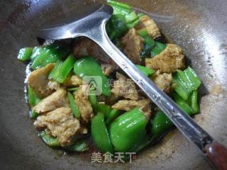 Fried Roasted Bran with Pepper recipe