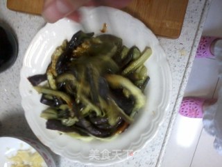 Shredded Eggplant with Cold Dressing recipe