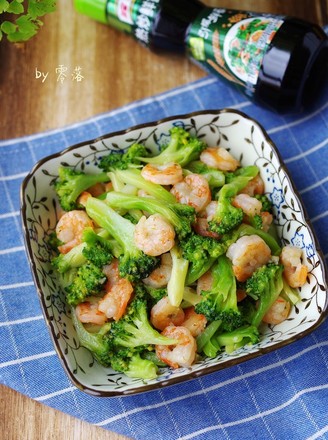 Stir-fried Shrimp with Broccoli recipe