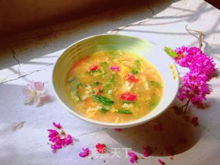 Garden Radish Egg Drop Soup recipe