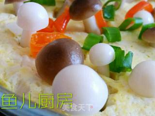 Double Mushroom Soup with Eggs and Tofu──private Dish of "fish Kitchen" recipe