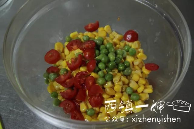 Fried Pot Edition Cheese Baked Colorful Corn recipe