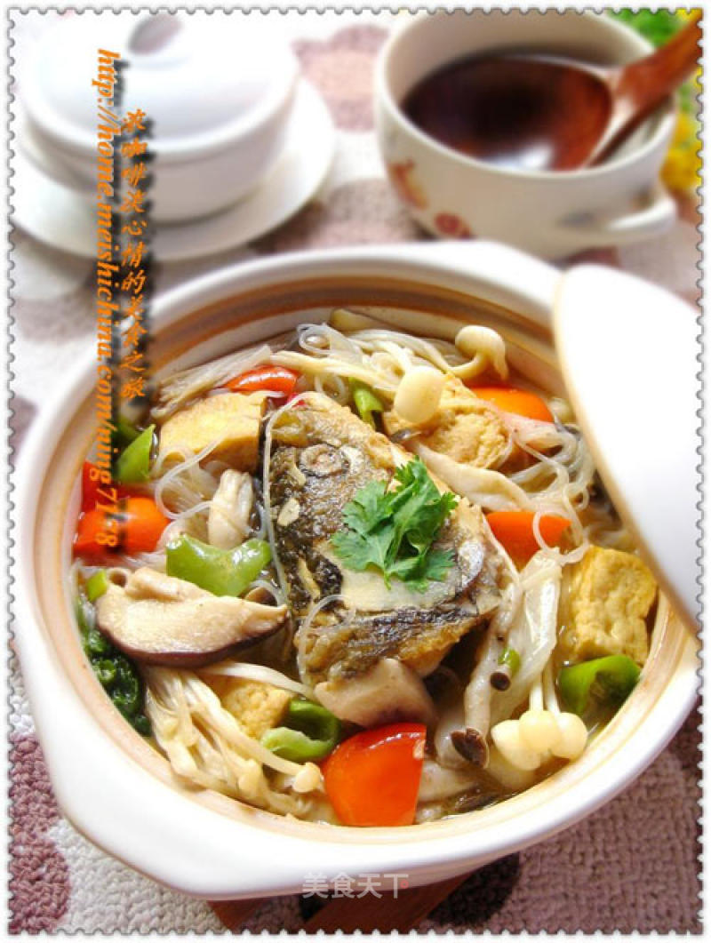 [cantonese Cuisine]-shacha Fish Head Pot recipe