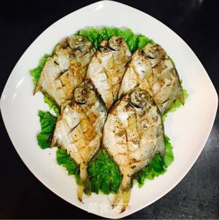 Dry Fried Silver Pomfret recipe