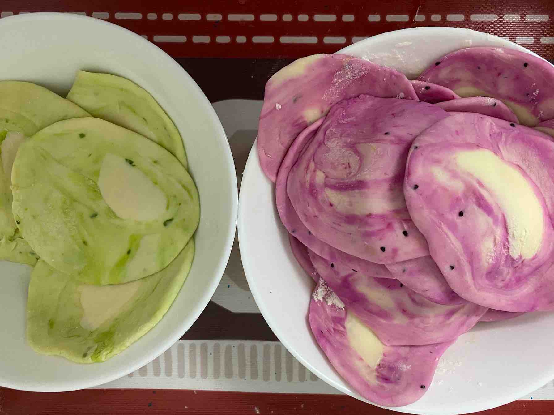 Colorful Dumplings recipe