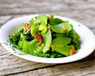 Golden Hook Stir-fried Mustard Greens recipe