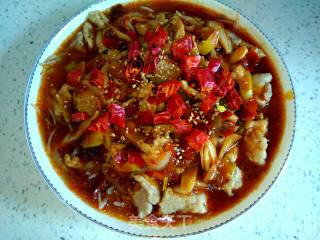 Poached Pork with Bean Sprouts and Vegetables recipe