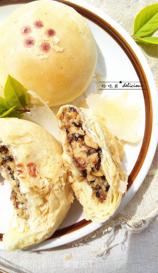#四session Baking Contest and It's Love to Eat Festival#salt and Pepper Soviet Mooncakes recipe