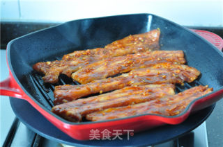 Korean Style Grilled Pork Belly with Spicy Sauce recipe