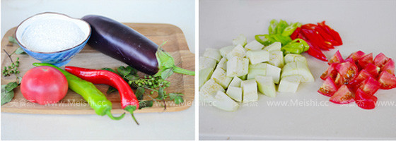 Tomato and Eggplant Cold Noodles recipe