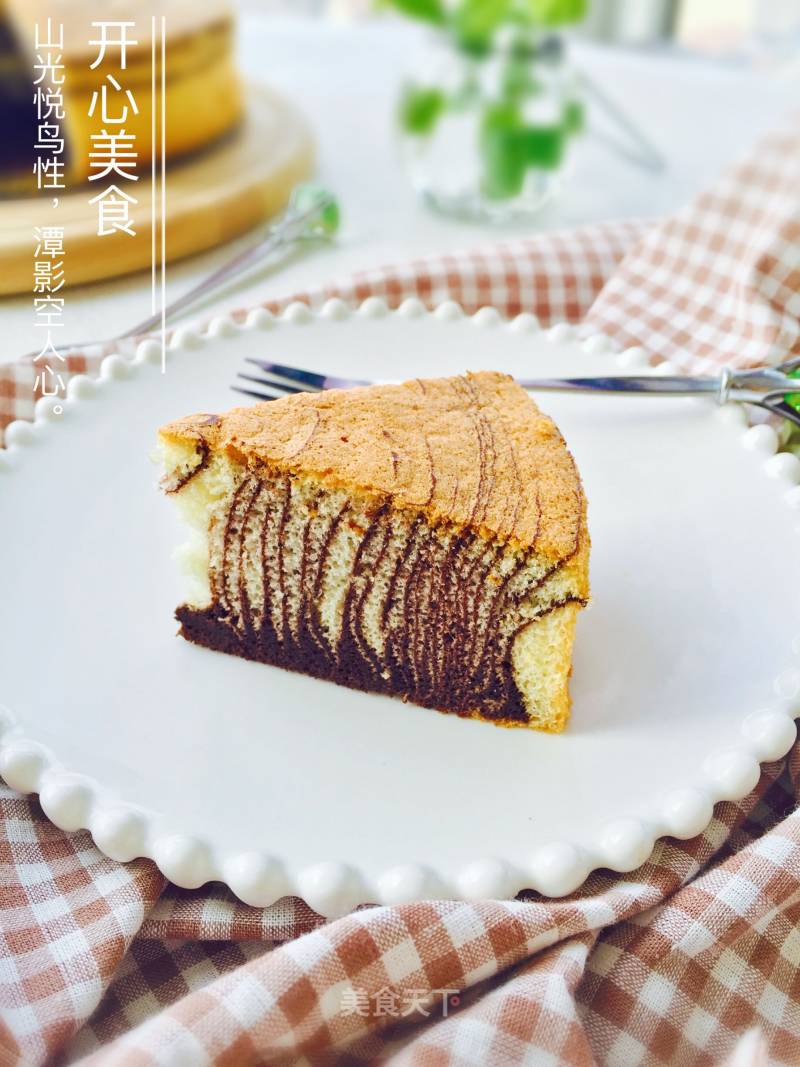 #新良first Baking Competition#zebra Pattern Chiffon Cake recipe