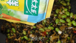 Stir-fried Edamame with Radish Vegetables recipe