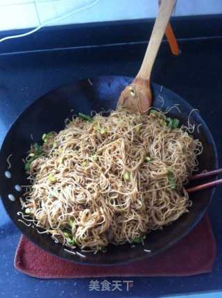 Braised Noodles with Shredded Pork recipe