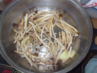 Tea Tree Mushroom Pork Soup recipe