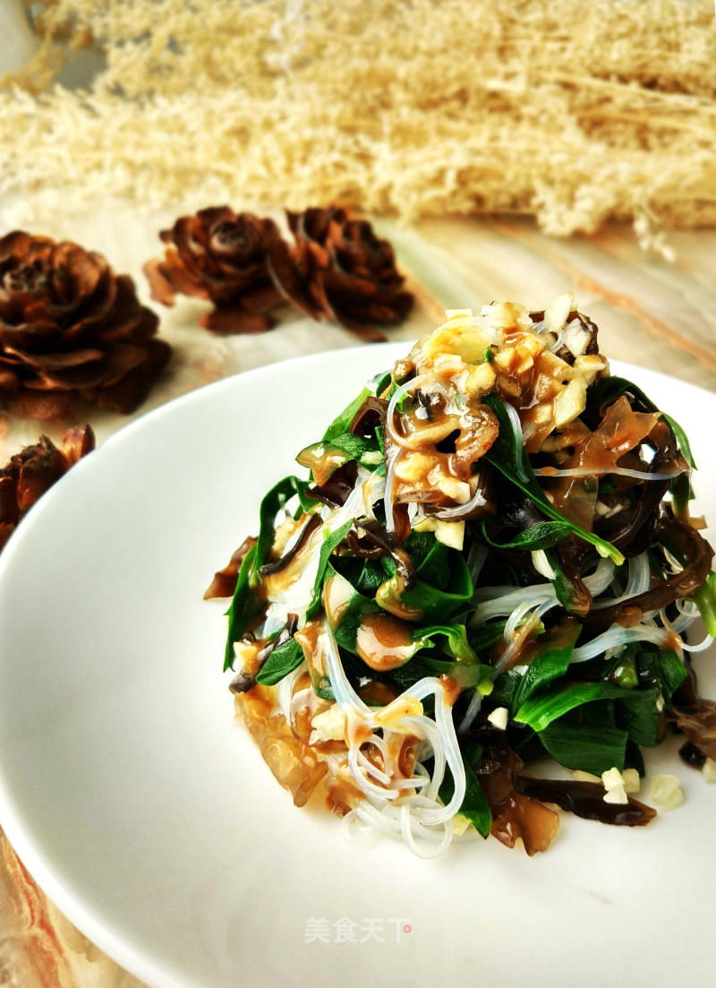 #春食野菜香#chilled Mountain Mazar recipe