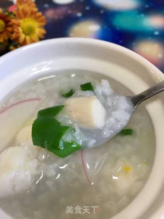 "porridge" Fresh Shell Congee recipe