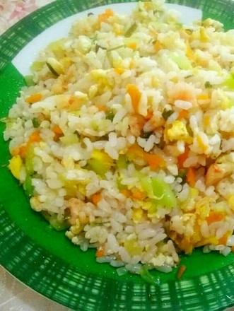 Garden Shrimp Fried Rice recipe