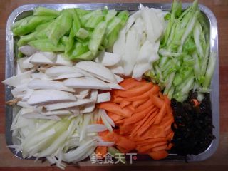 Sujing Spring Festival Dishes 2-stir-fried Vegetarian Vegetables recipe