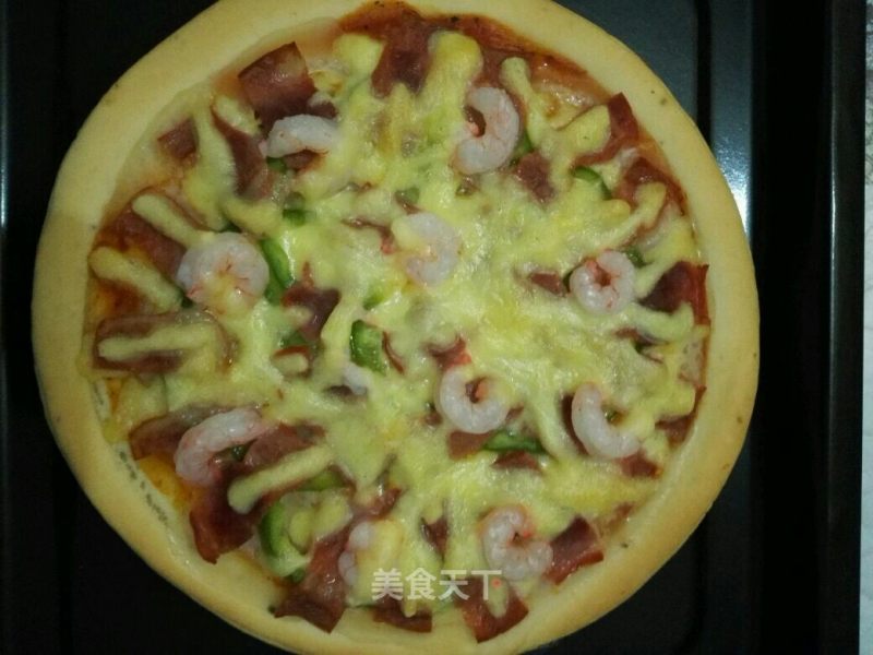 Shrimp and Bacon Pizza recipe