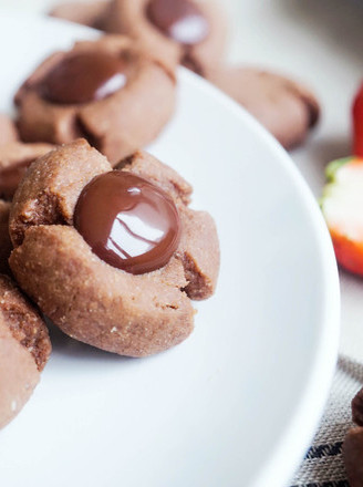 Chocolate Thumb Cookies