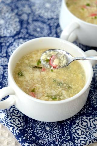 Lazy Meal Lactone Tofu Crab Stick Soup recipe
