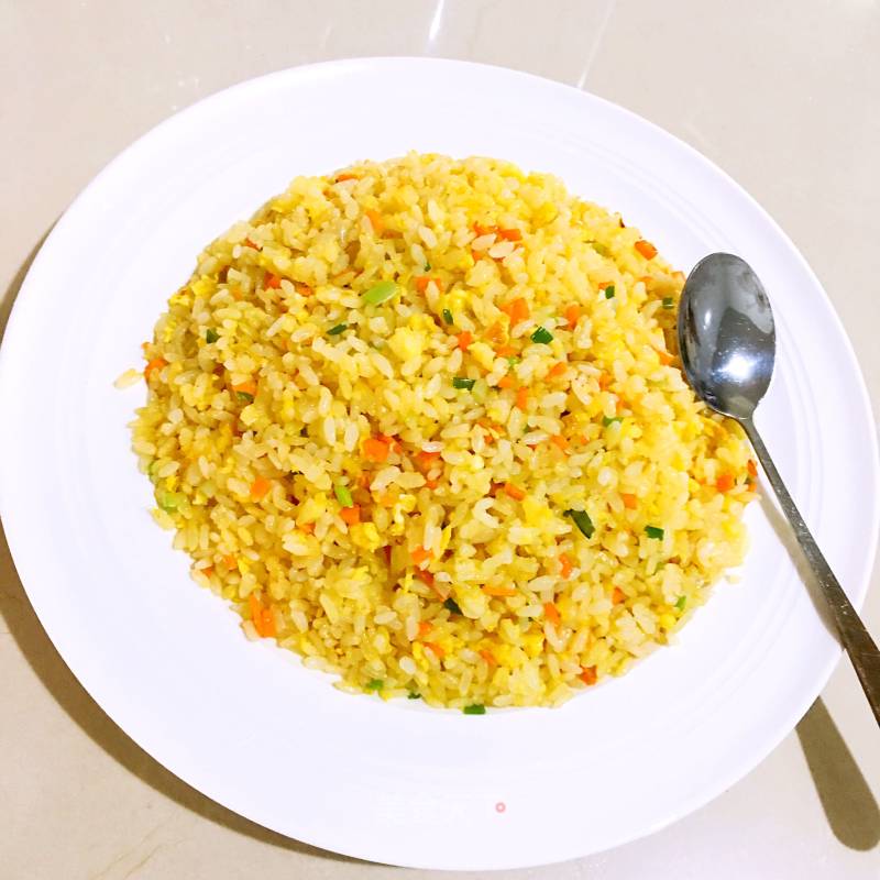 Fried Rice with Scallion Oil and Egg recipe