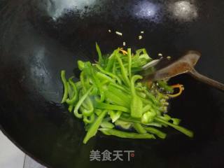 Pleurotus Eryngii with Green Pepper and Oyster Sauce recipe