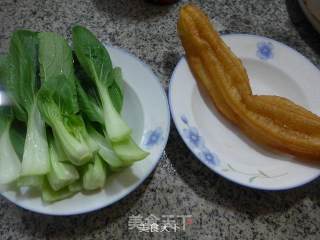 Youtiao Green Vegetable Soup recipe