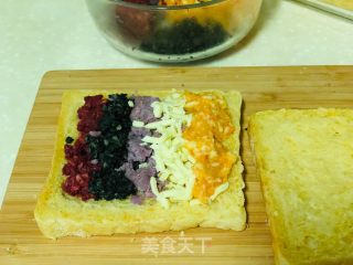 Rainbow 🌈 Toast recipe