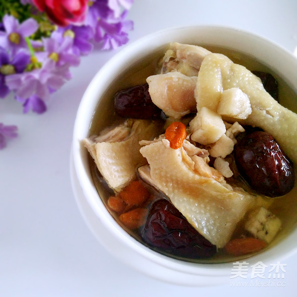 Stewed Chicken Soup with Tuckahoe recipe