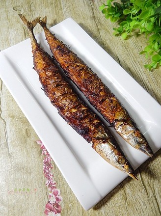 Grilled Saury with Cumin recipe