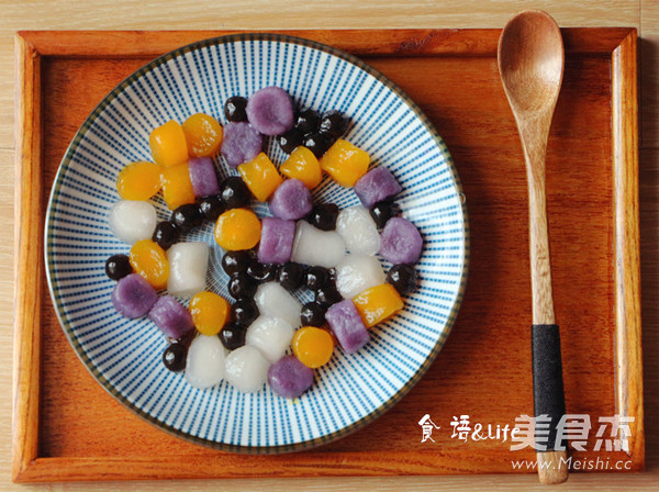 Taiwan's Special "two-color Taro Balls" recipe