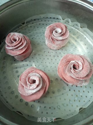 Okara Red Rose Bun recipe